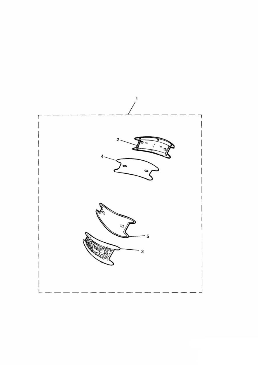 Classic Tank Badge Kit exploded diagram