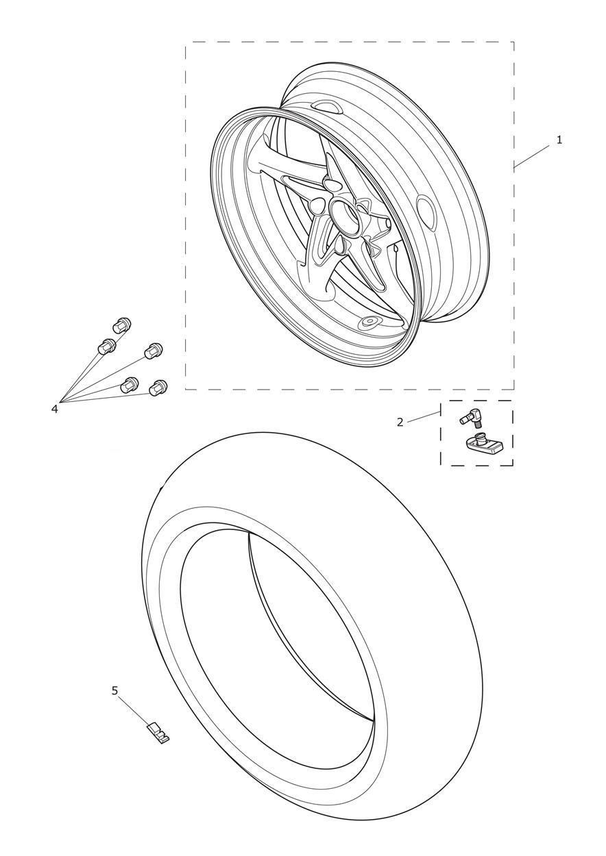 Rear Wheel exploded diagram