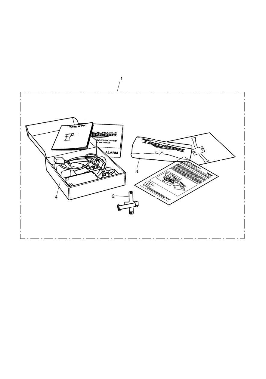 Alarm Kit, S4, SRA Approved exploded diagram