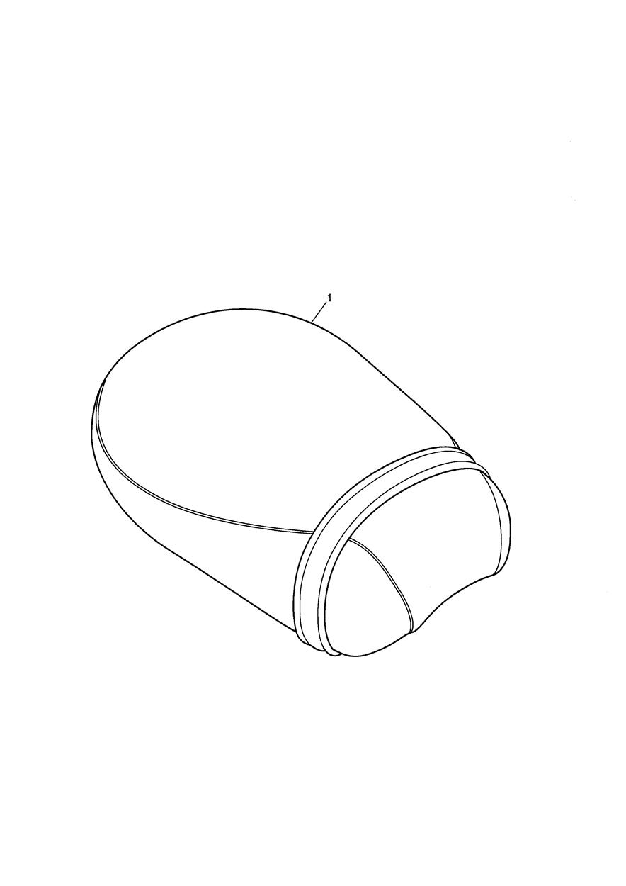 Seat Pad, Touring exploded diagram