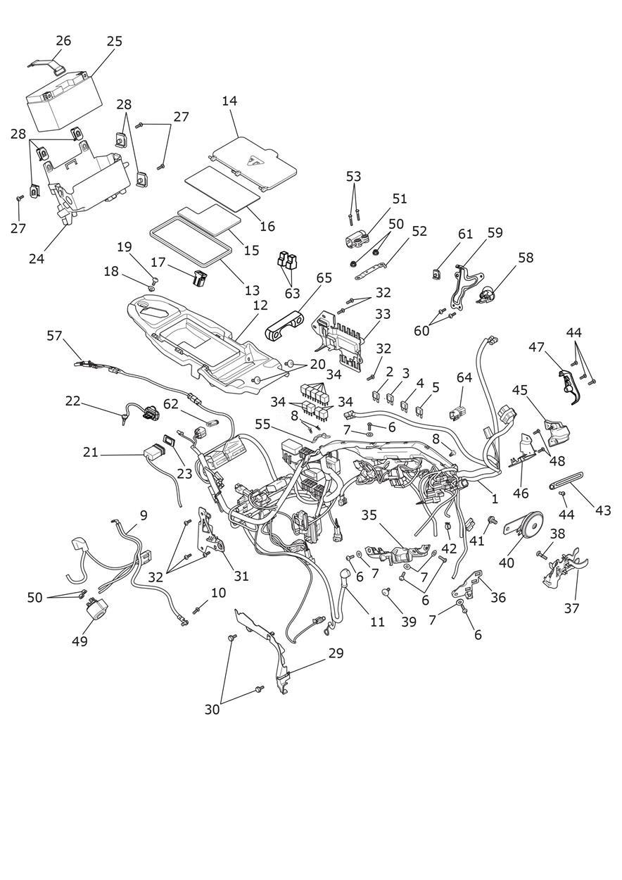Electrical Equipment exploded diagram
