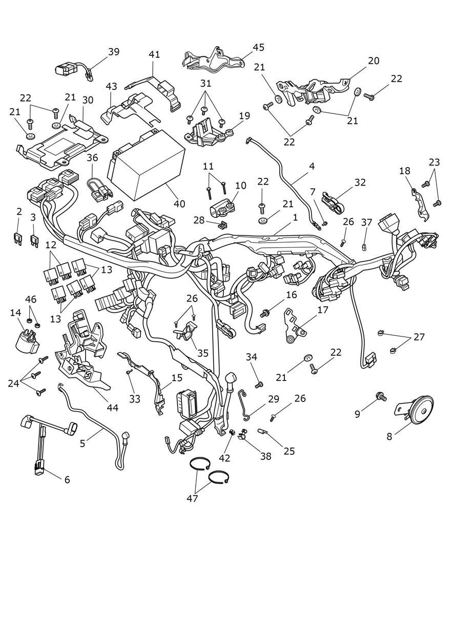 Electrical Equipment exploded diagram
