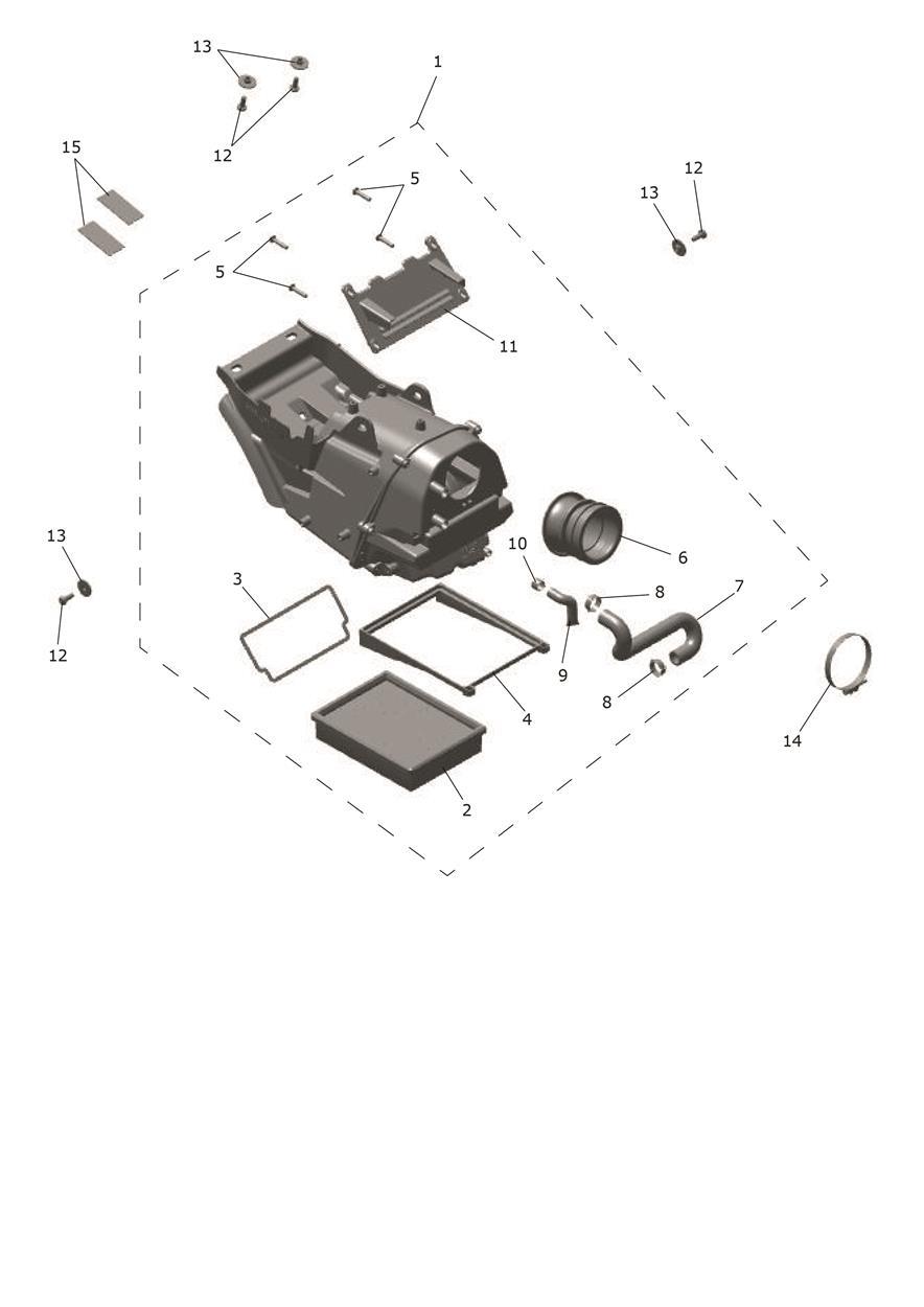 Airbox exploded diagram