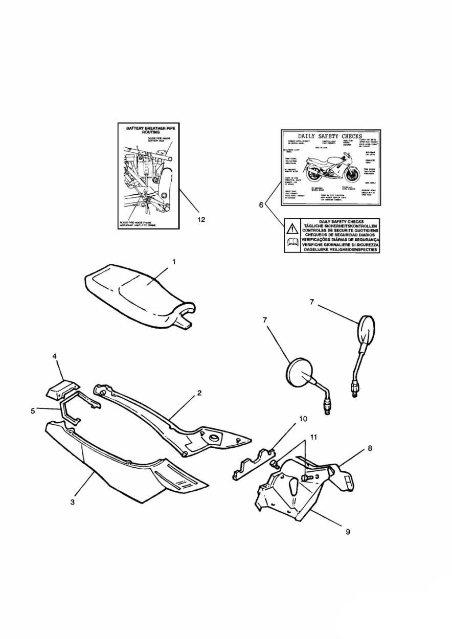 Bodywork exploded diagram