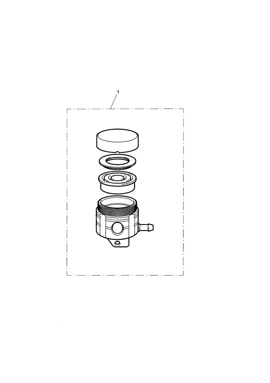 Reservoir, Front Brake exploded diagram