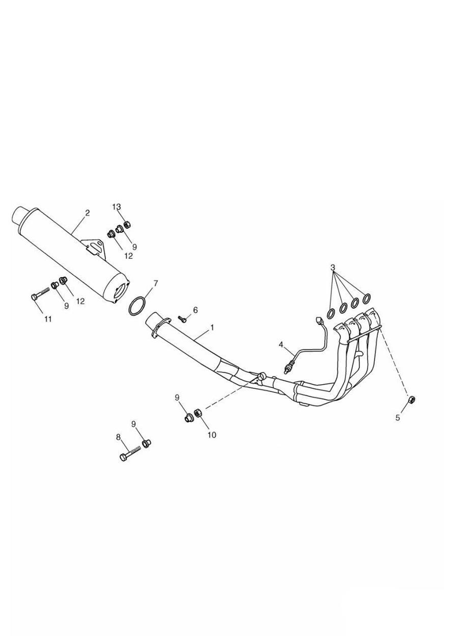 Exhaust System exploded diagram