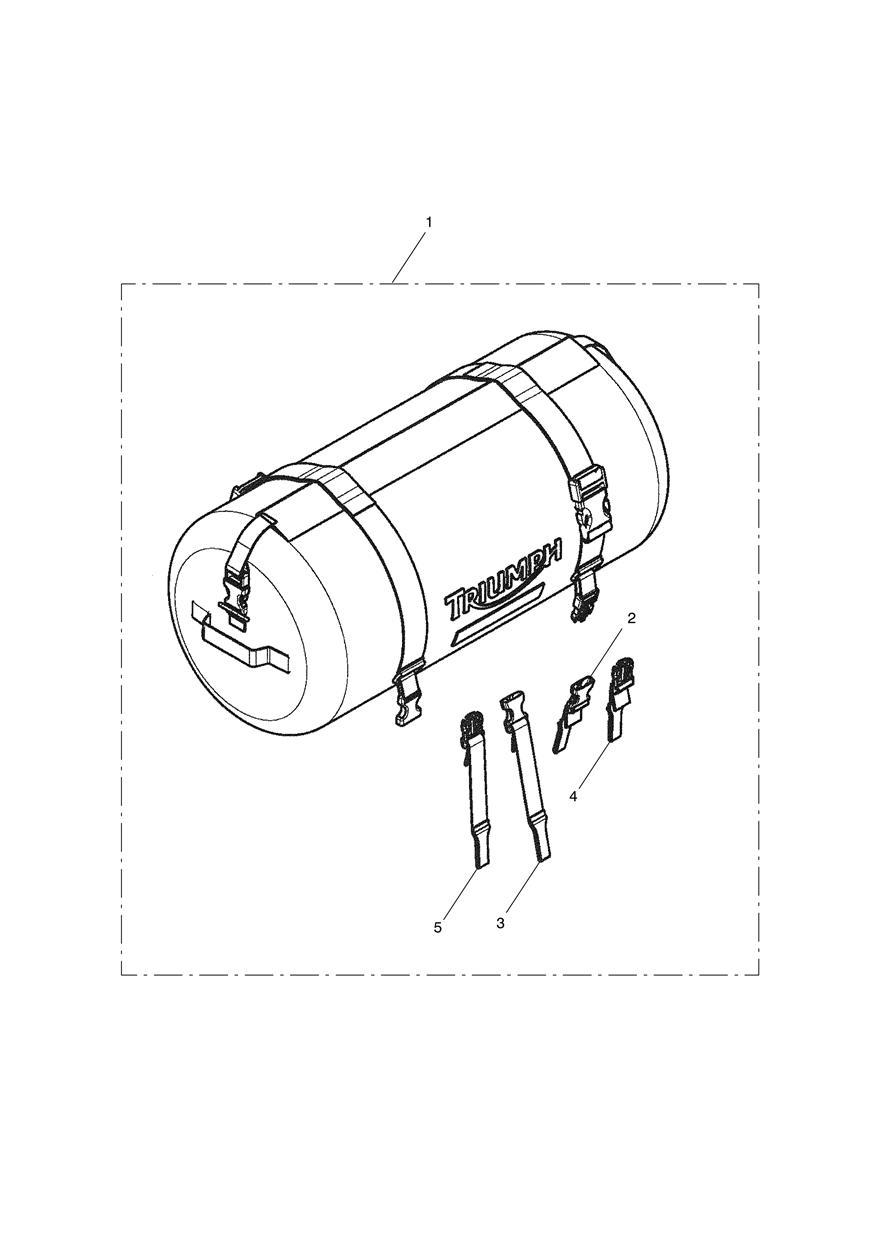 Rollbag 40L exploded diagram