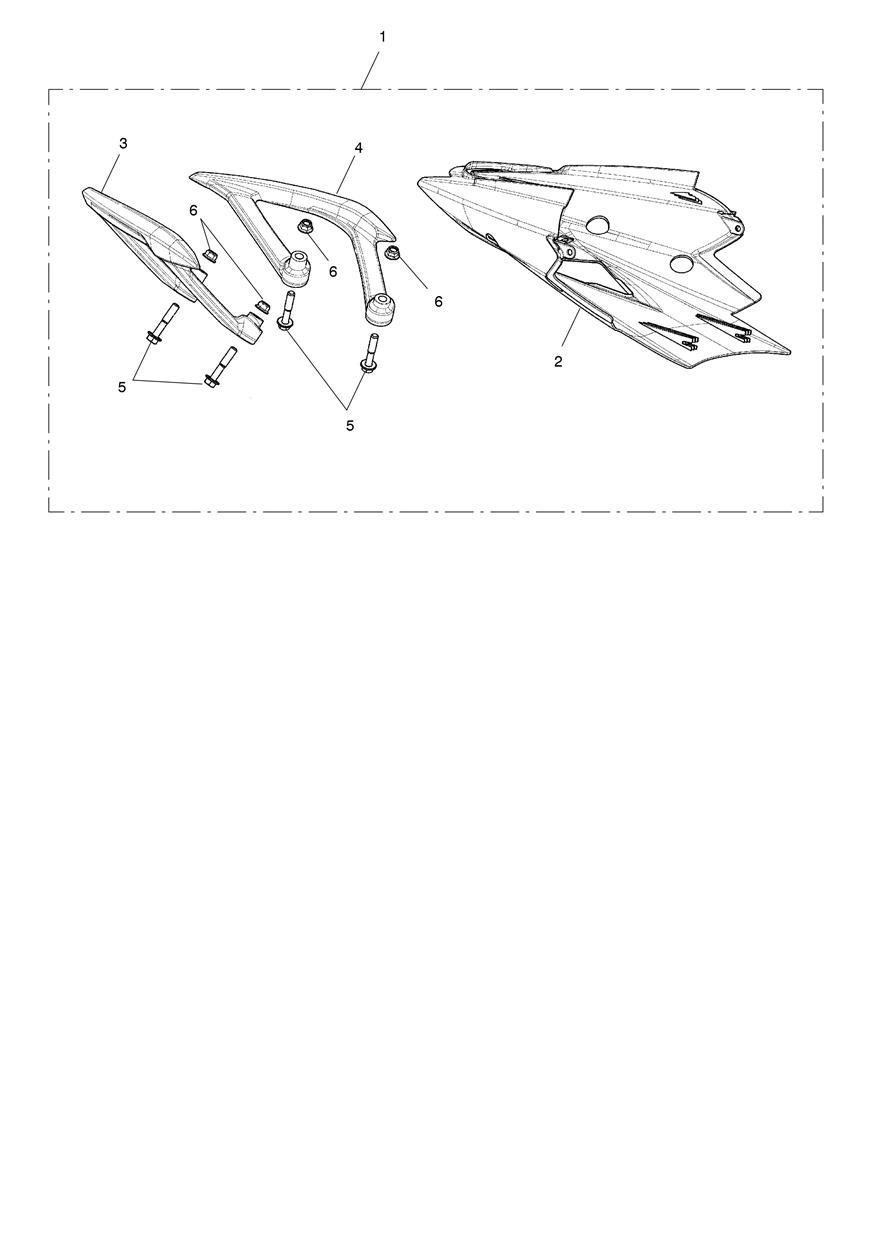 Grab Rail Kit exploded diagram
