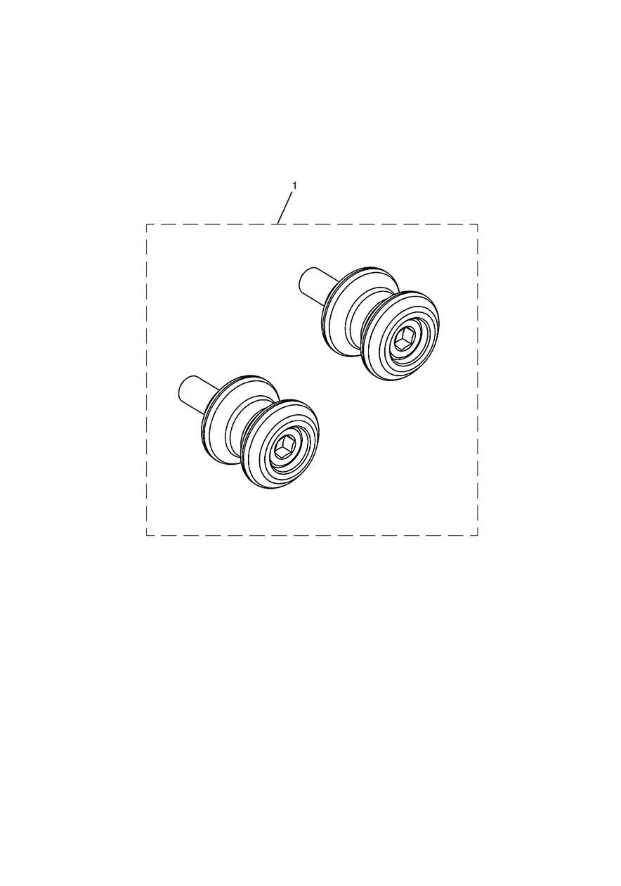 Paddock Stand Bobbin Kit exploded diagram