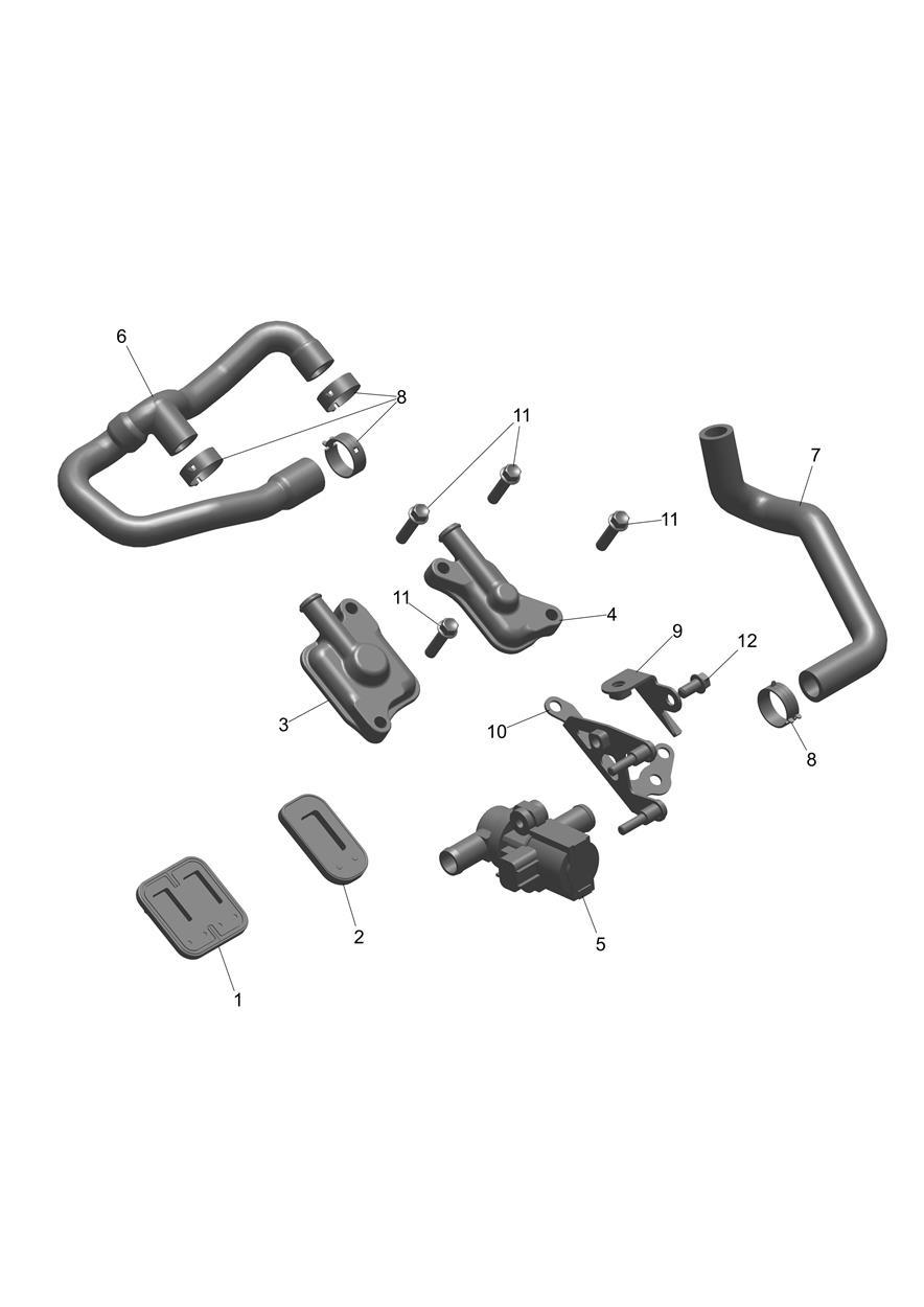 Emissions Control System exploded diagram