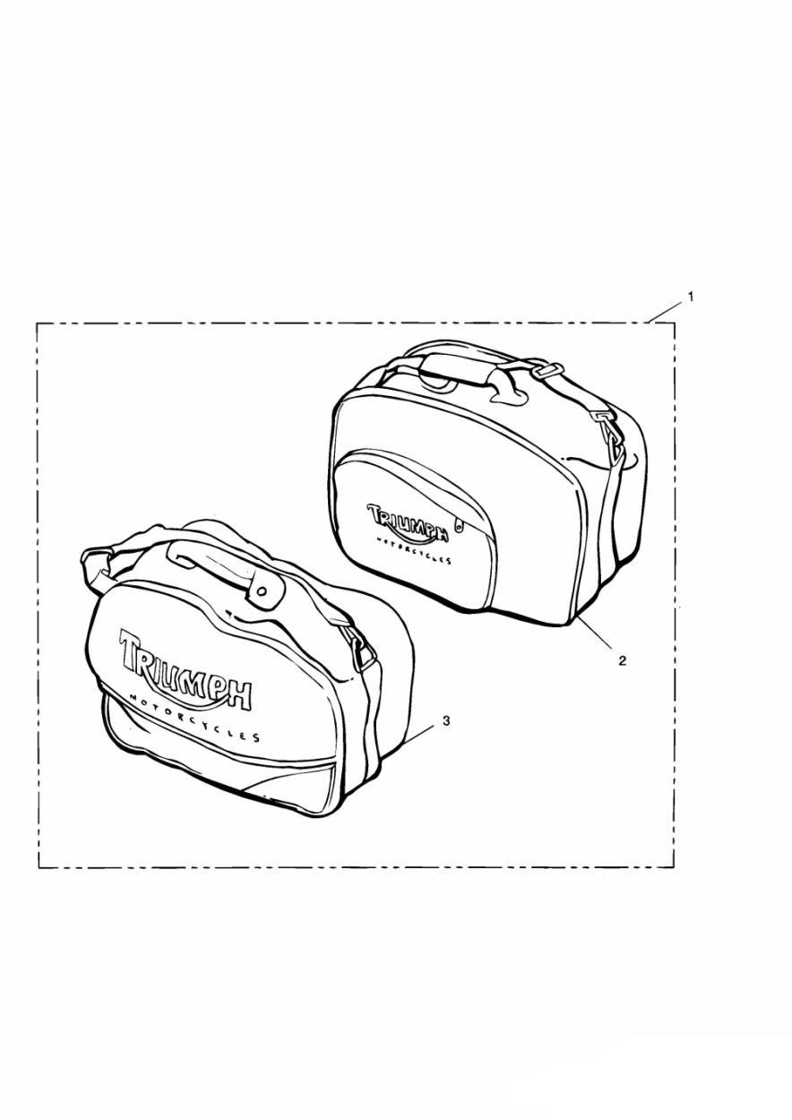 Pannier Inner Bags exploded diagram