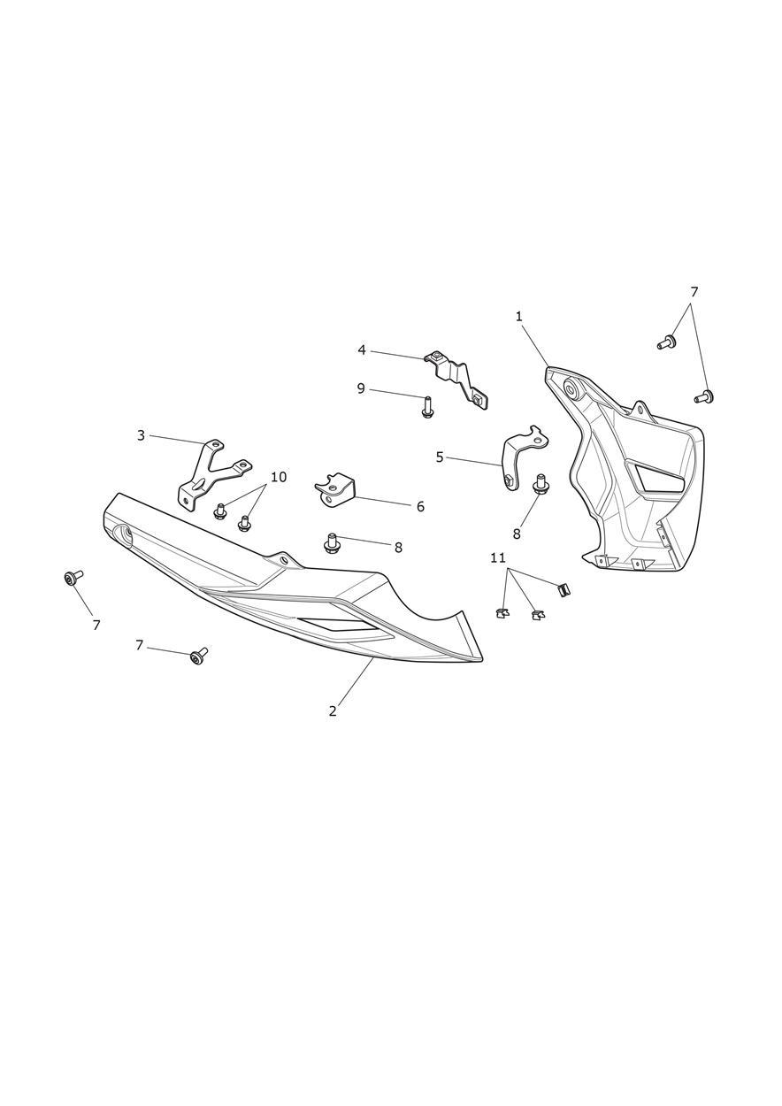 Bellypan exploded diagram