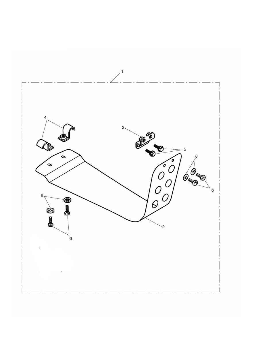 Skid Plate Kit exploded diagram