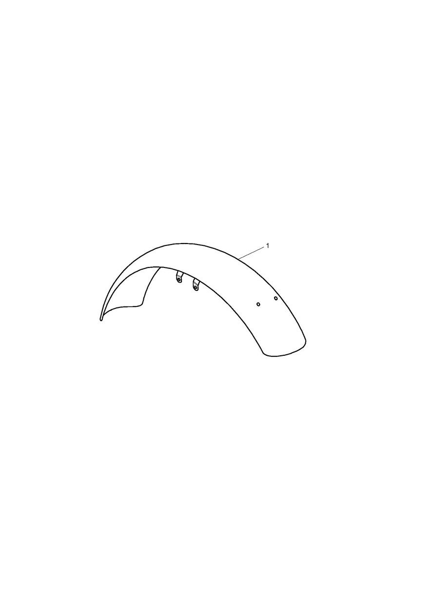 Mudguard, Front, Chrome exploded diagram