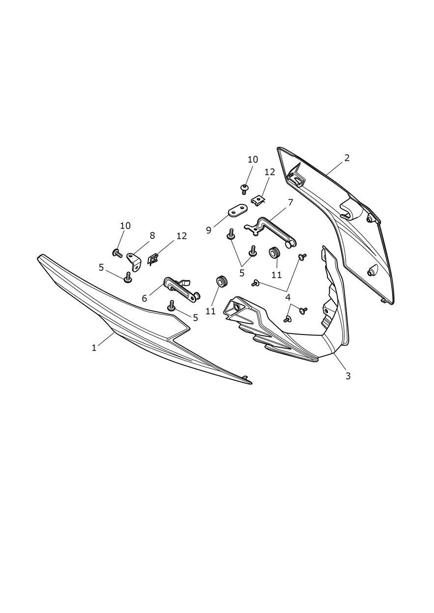 Bellypan exploded diagram