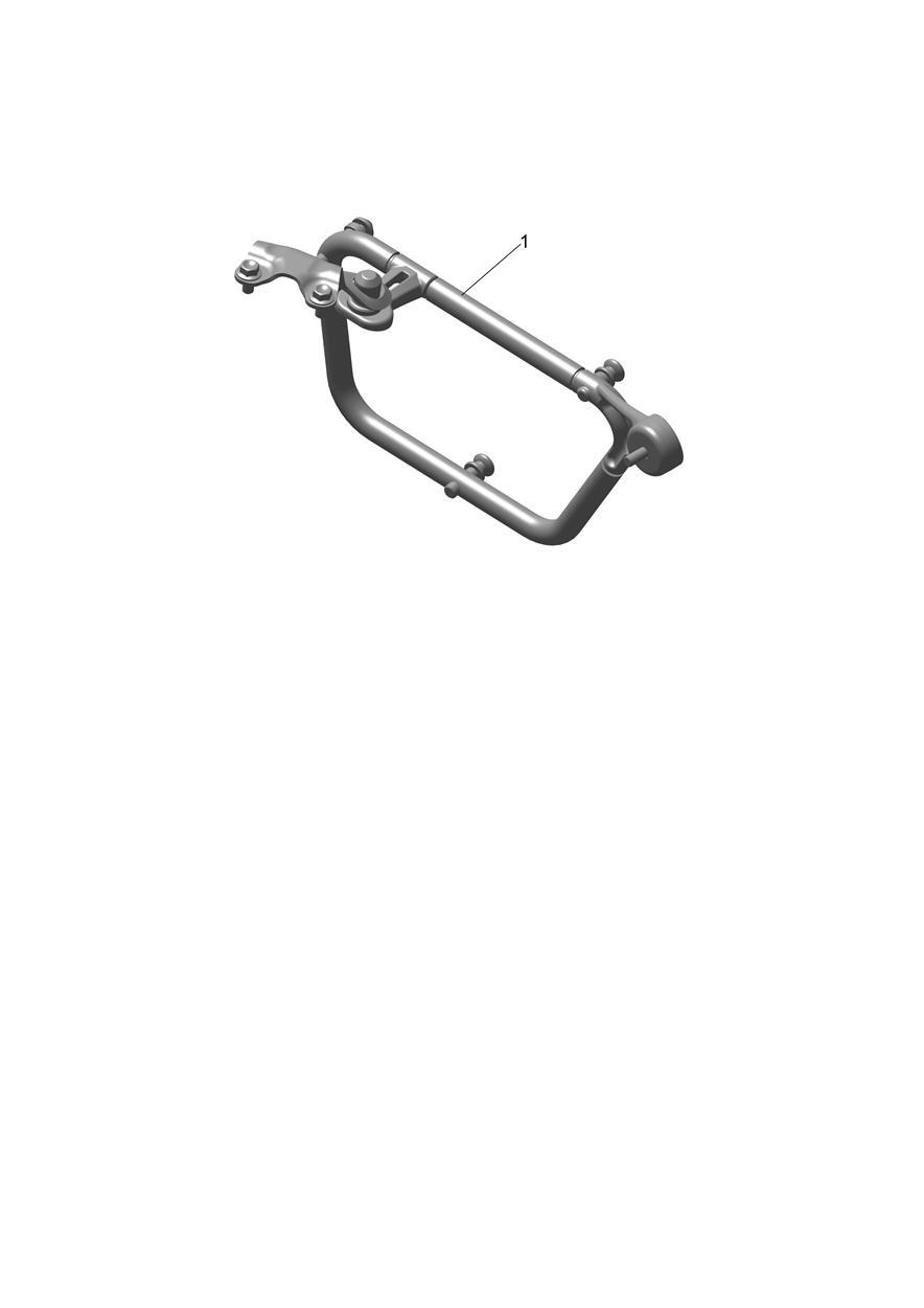 Fix Kit Pannier LH exploded diagram
