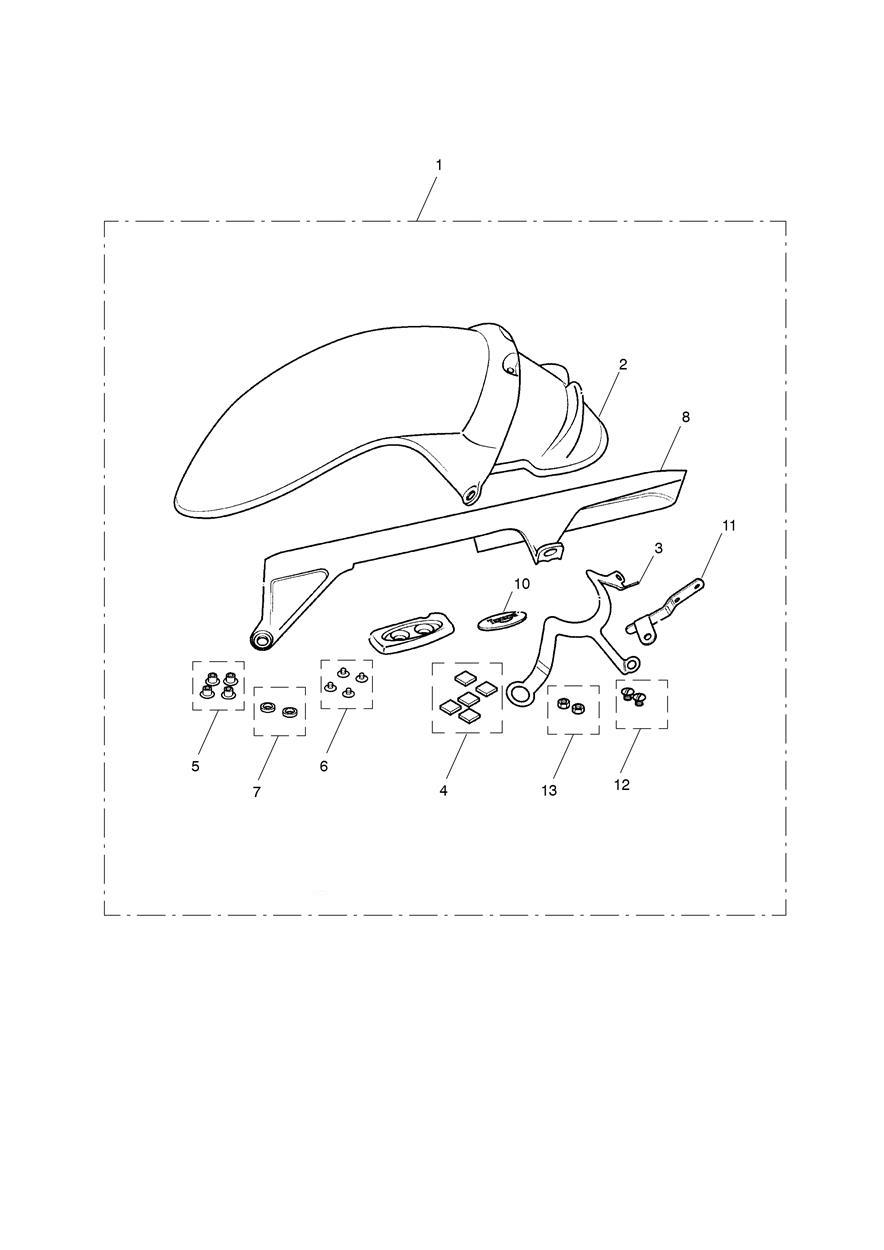 Hugger Kit exploded diagram