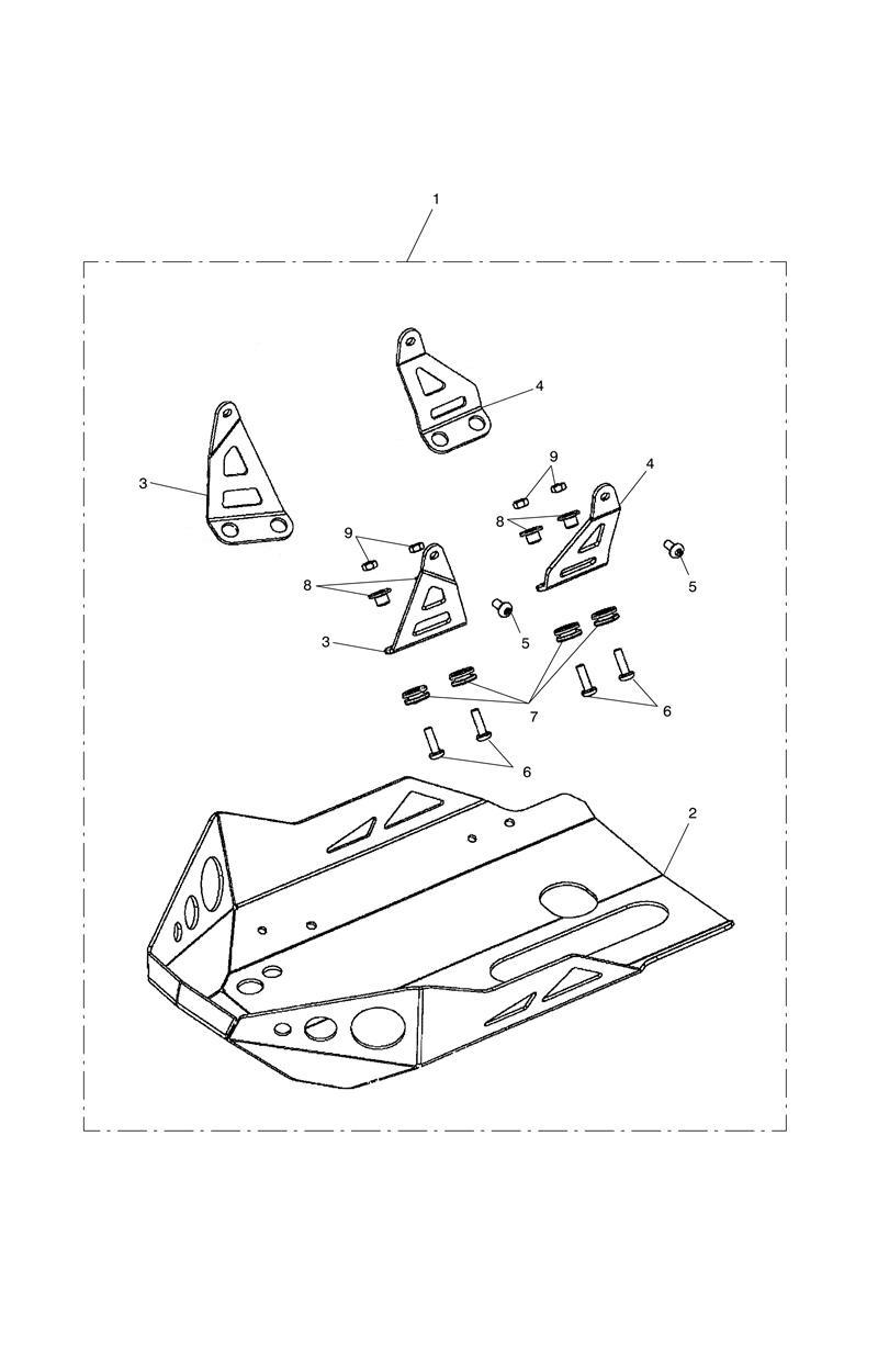 Sump Guard Kit exploded diagram