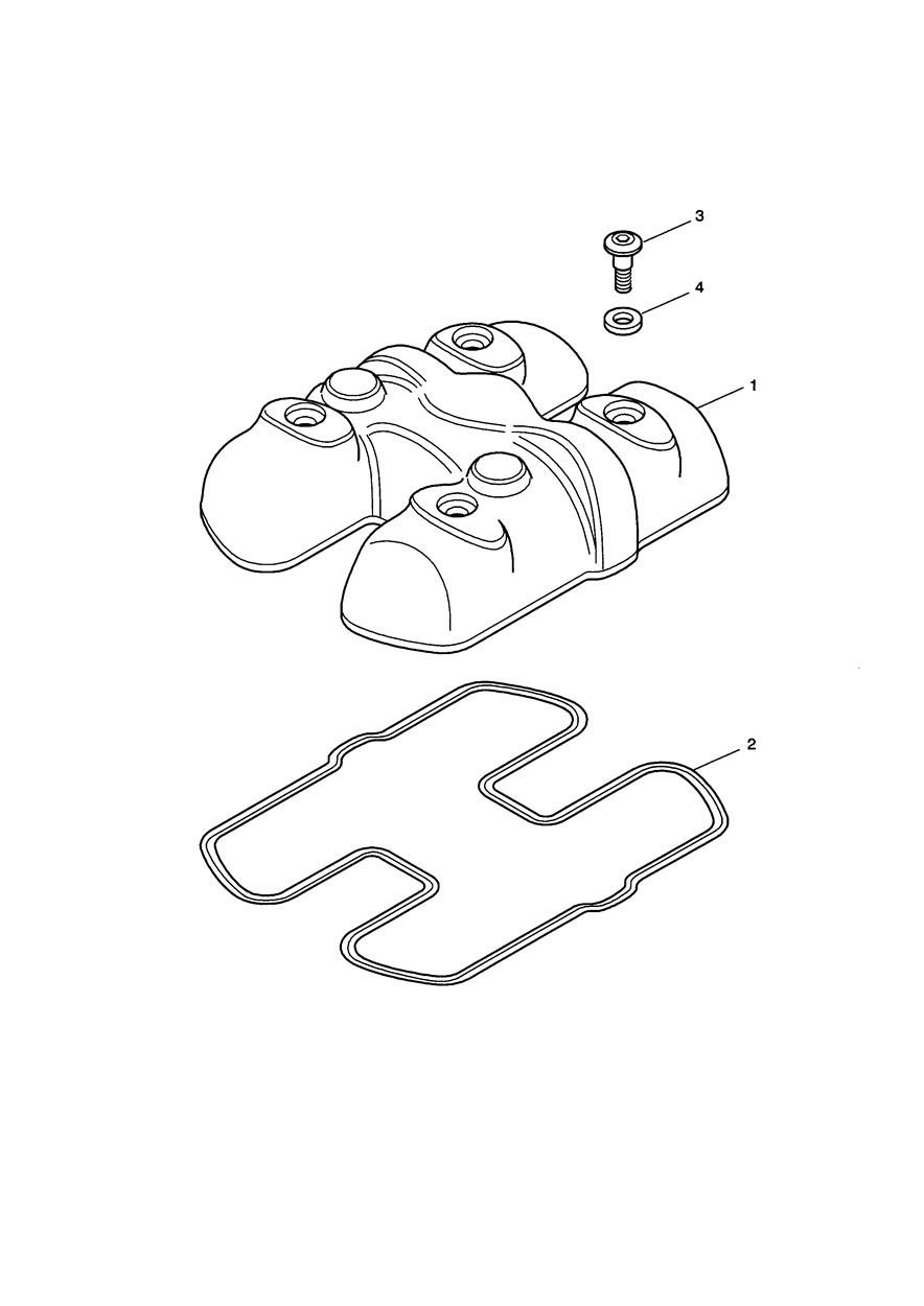 Cam Cover exploded diagram