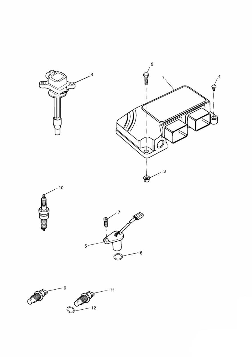Engine Management System exploded diagram