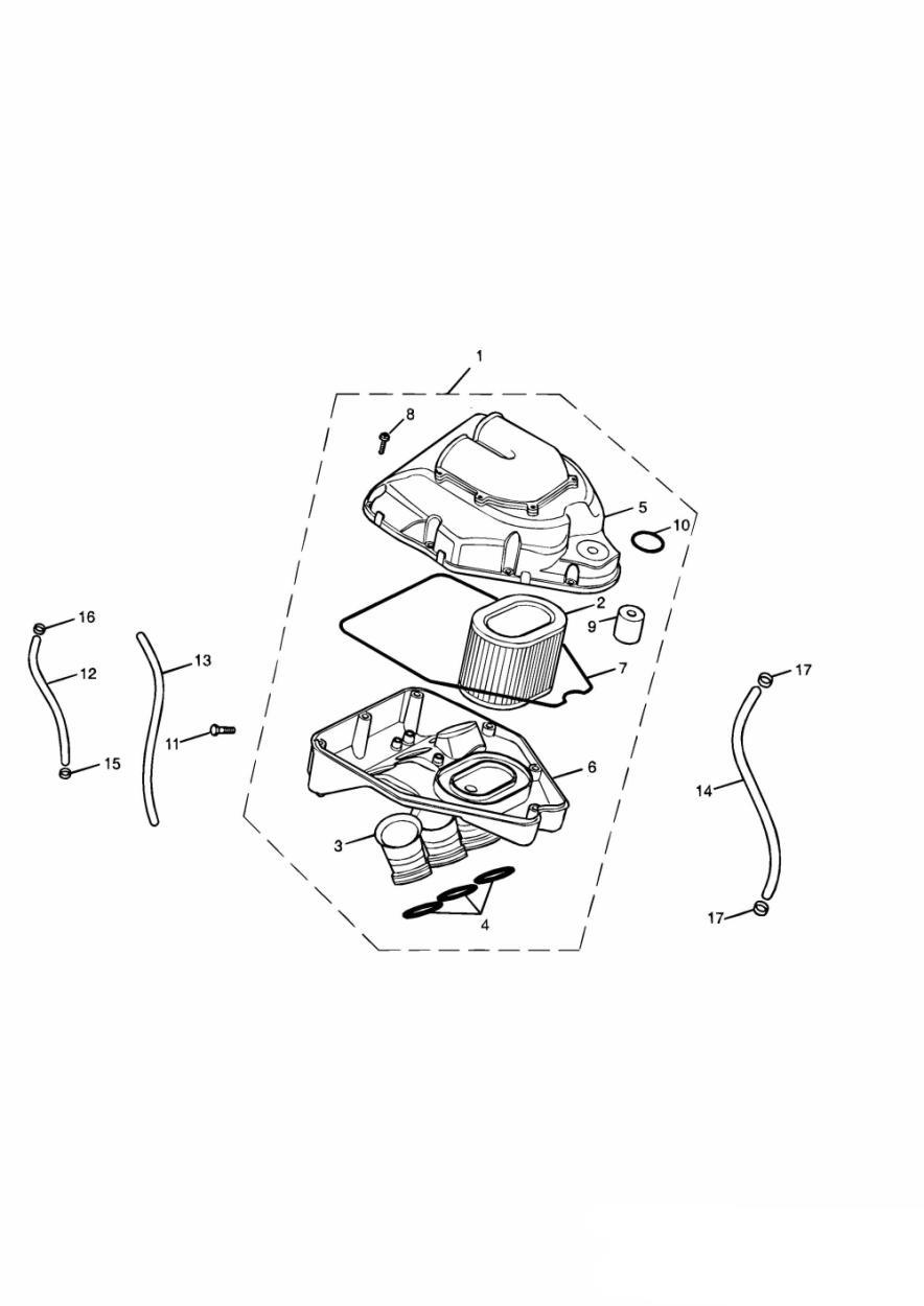 Airbox exploded diagram