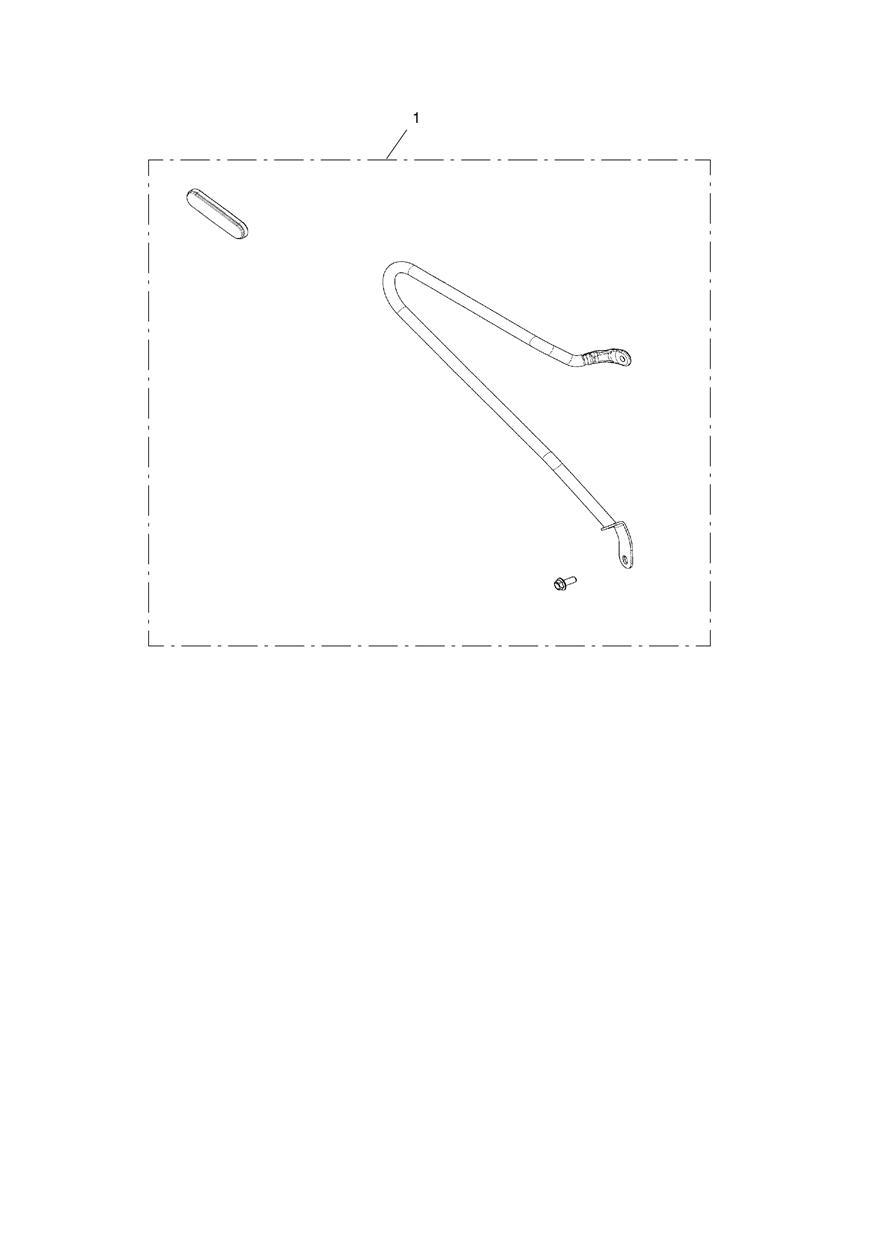 Pannier Rail Kit, RH exploded diagram