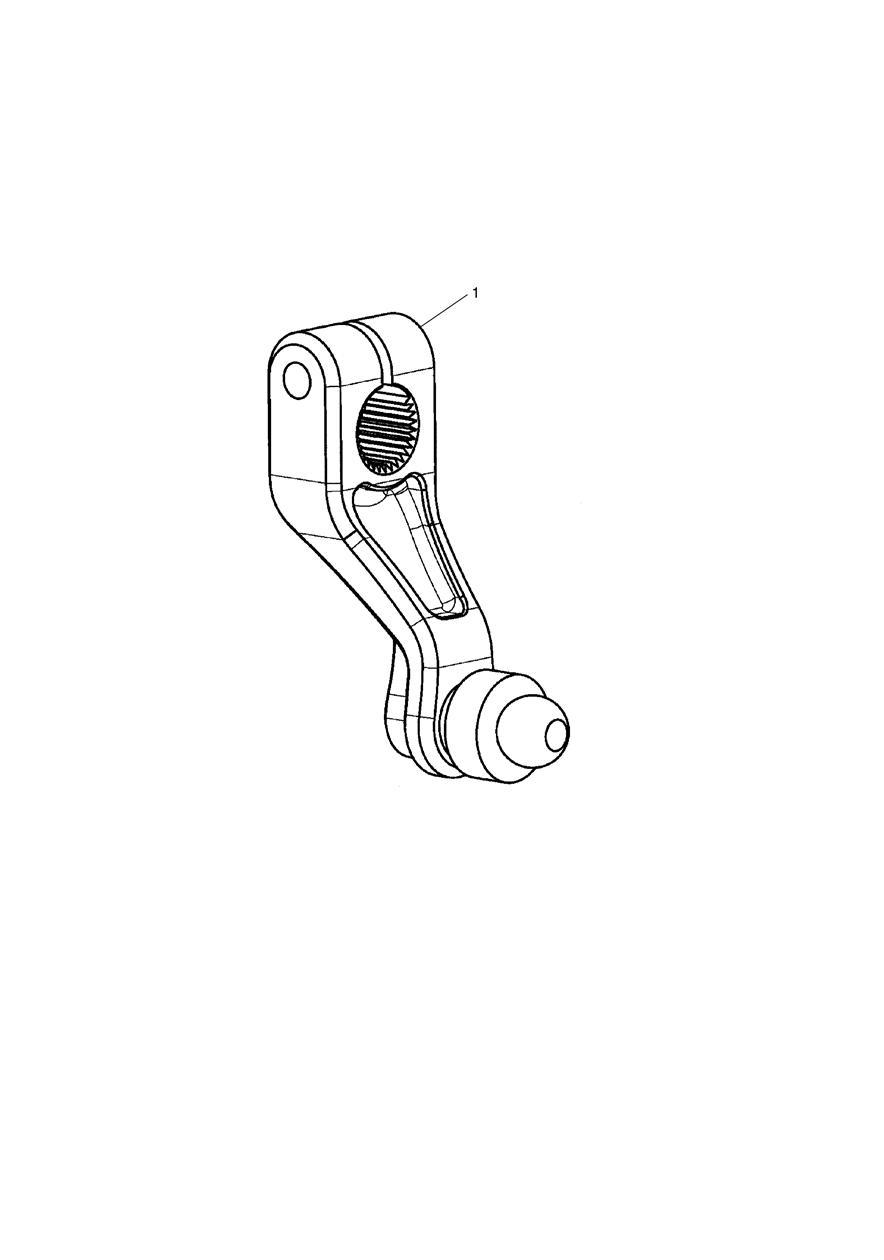Machined Gear Actuator, Grey exploded diagram