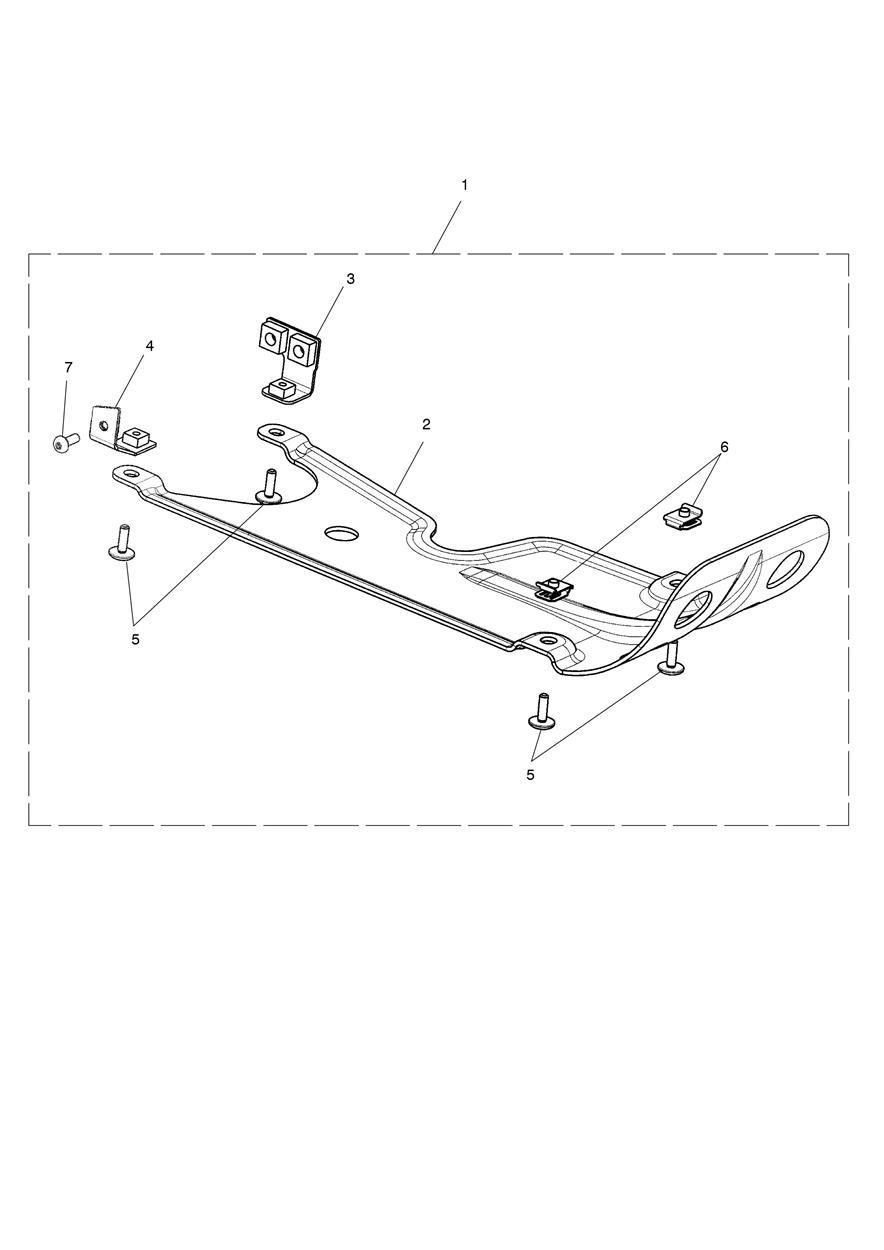 Sump Plate, Aluminium, Clear exploded diagram