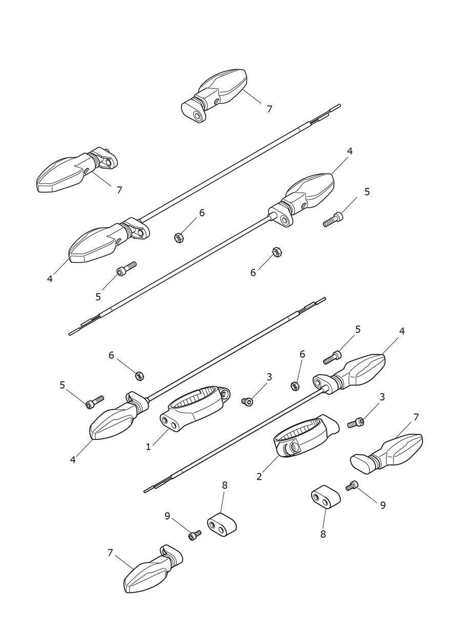 Indicators exploded diagram