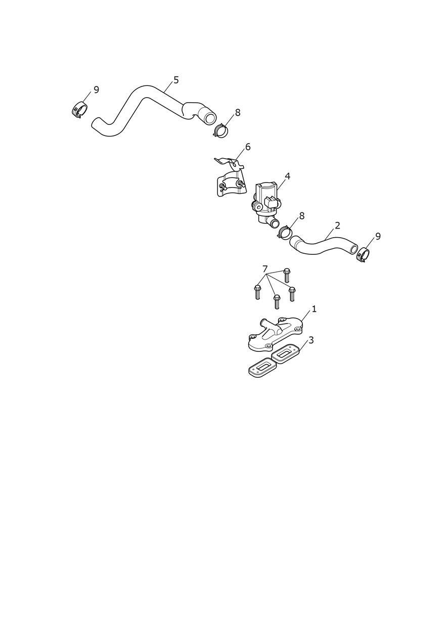 Emissions Control exploded diagram