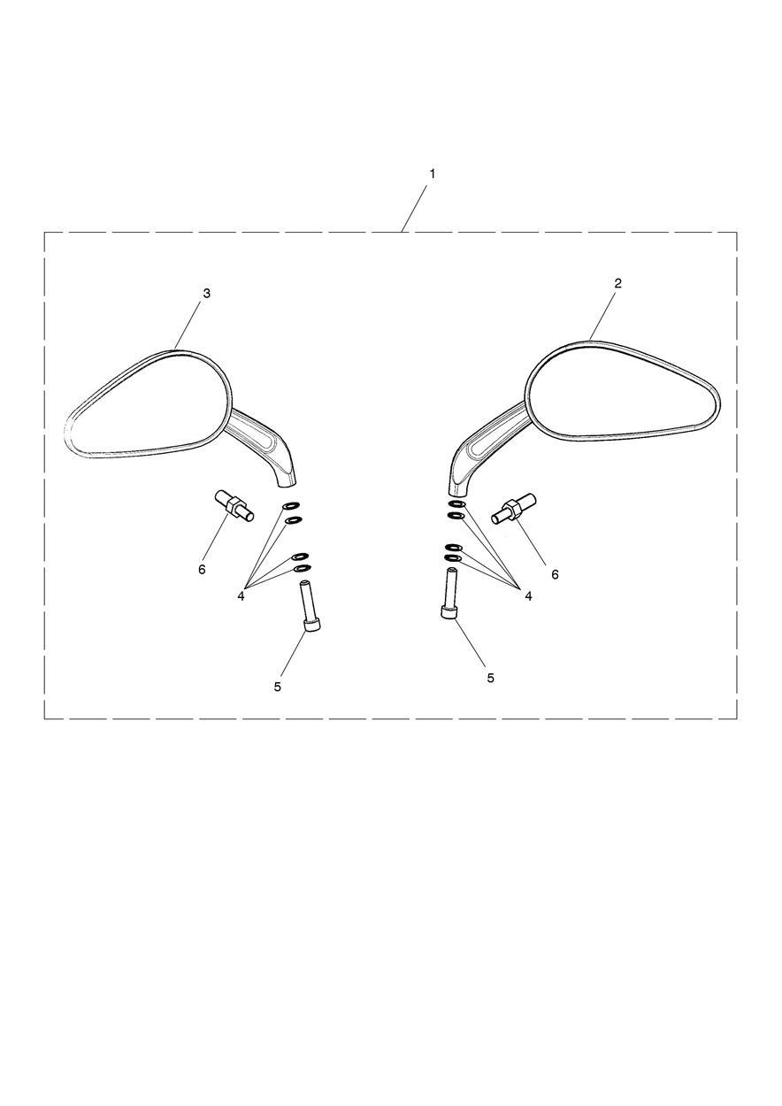 Teardrop Mirrors, Cast, Black exploded diagram