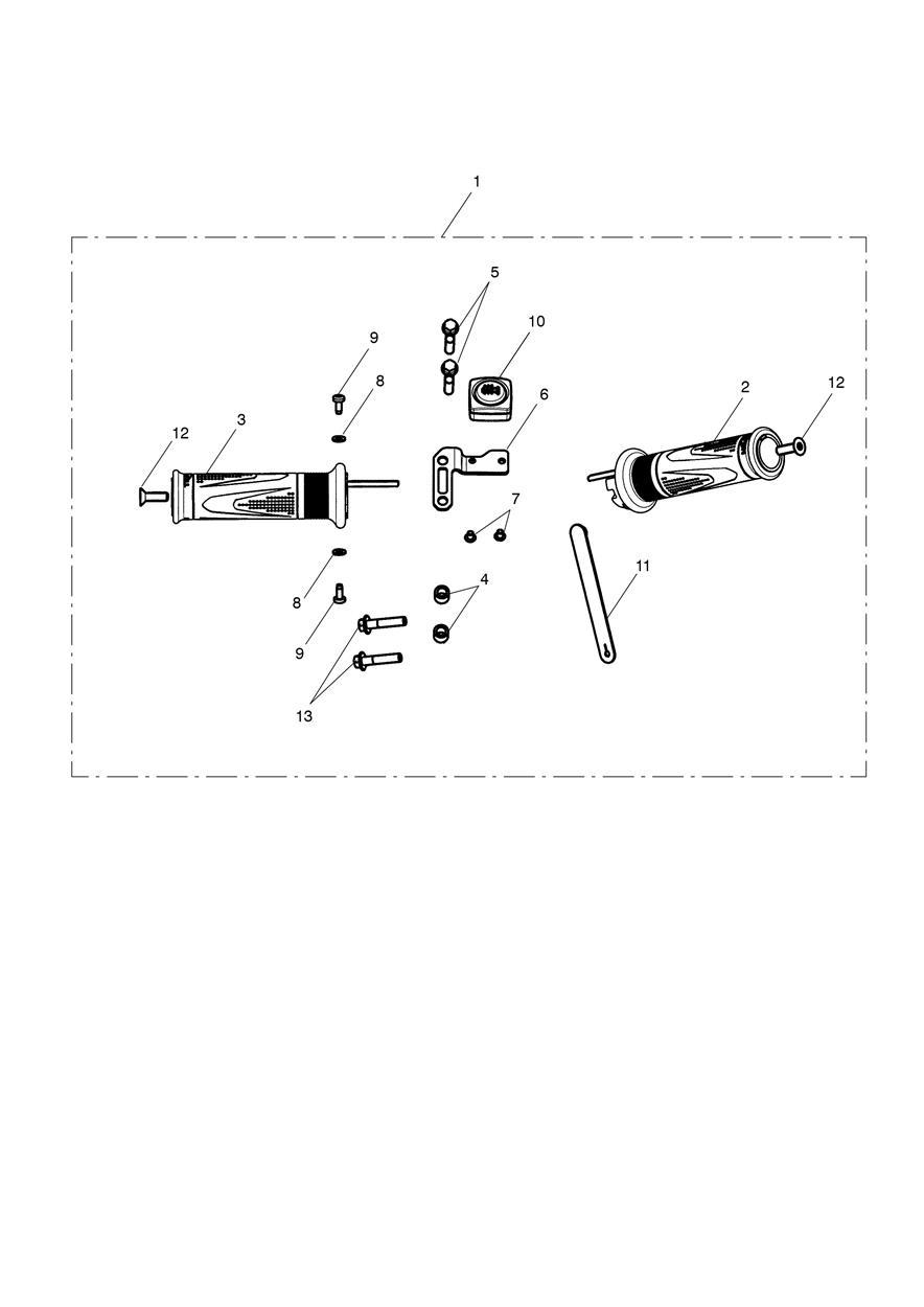 Heated Grip Kit exploded diagram