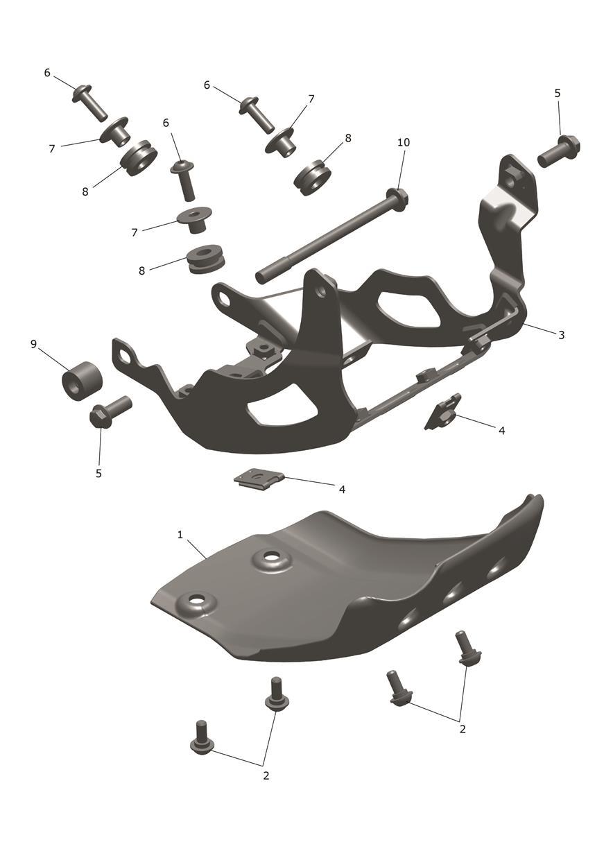 Sumpguard exploded diagram