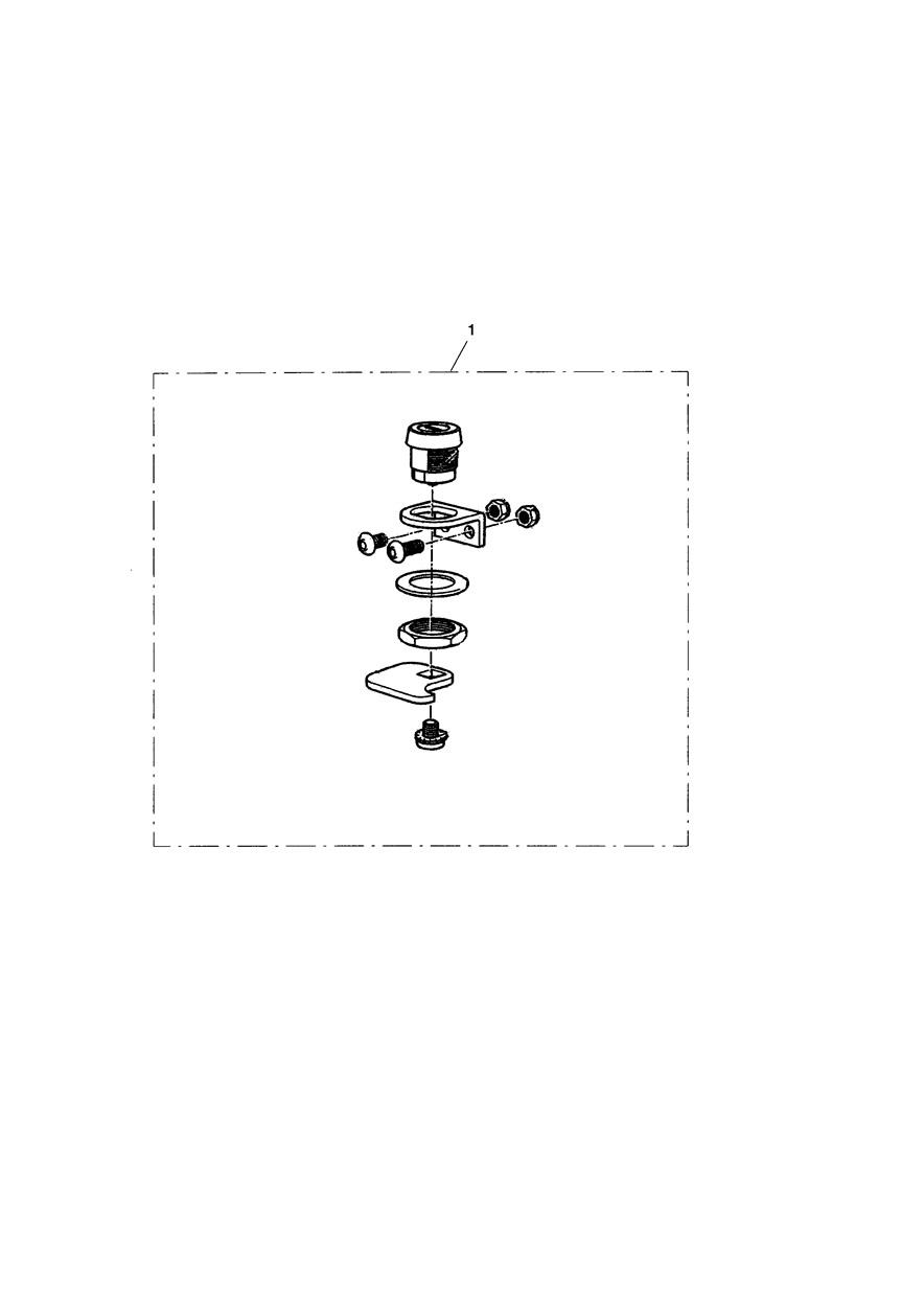 Lock Kit, Quick Release Screen exploded diagram
