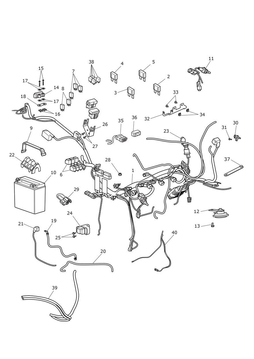 Electrical Equipment exploded diagram