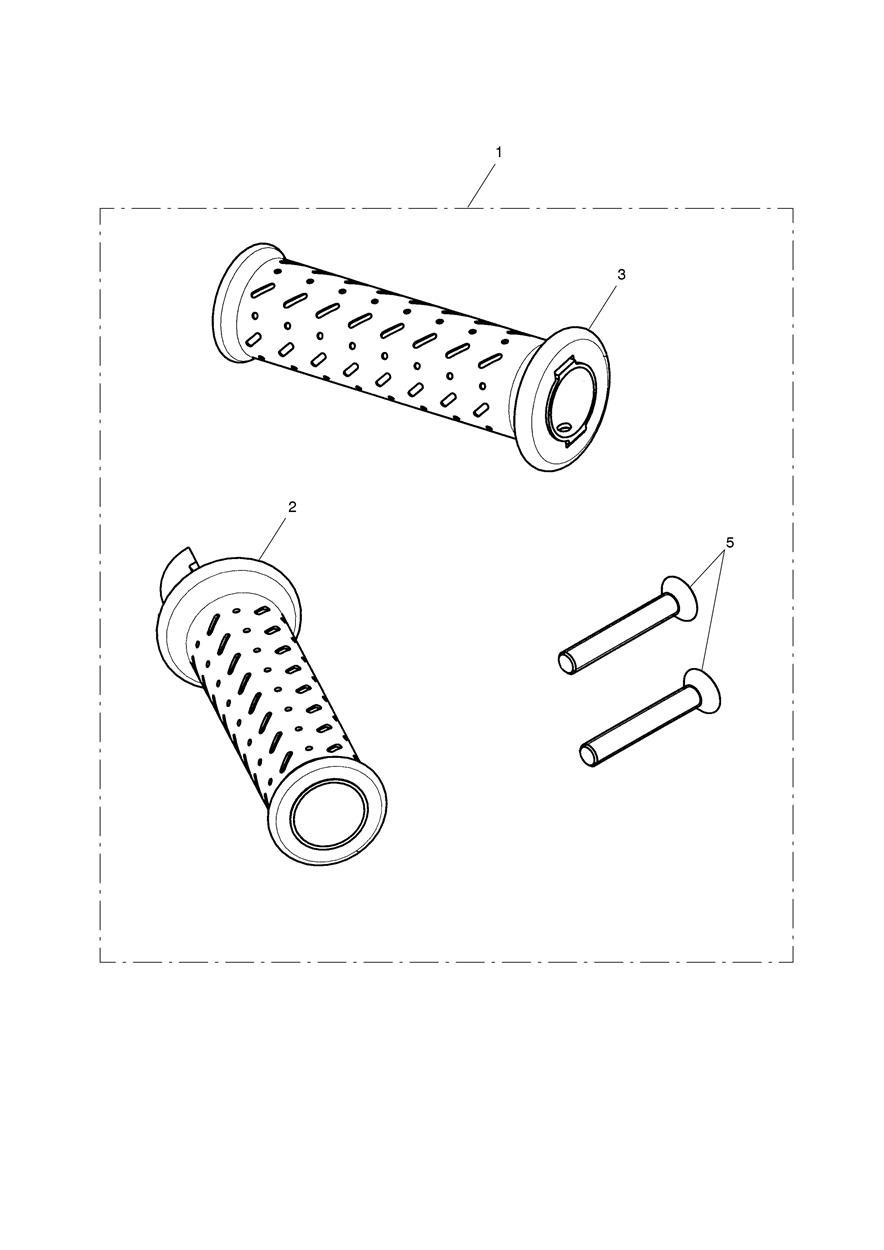 Heated Grip Kit exploded diagram