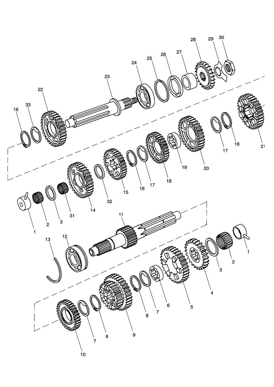 Transmission exploded diagram