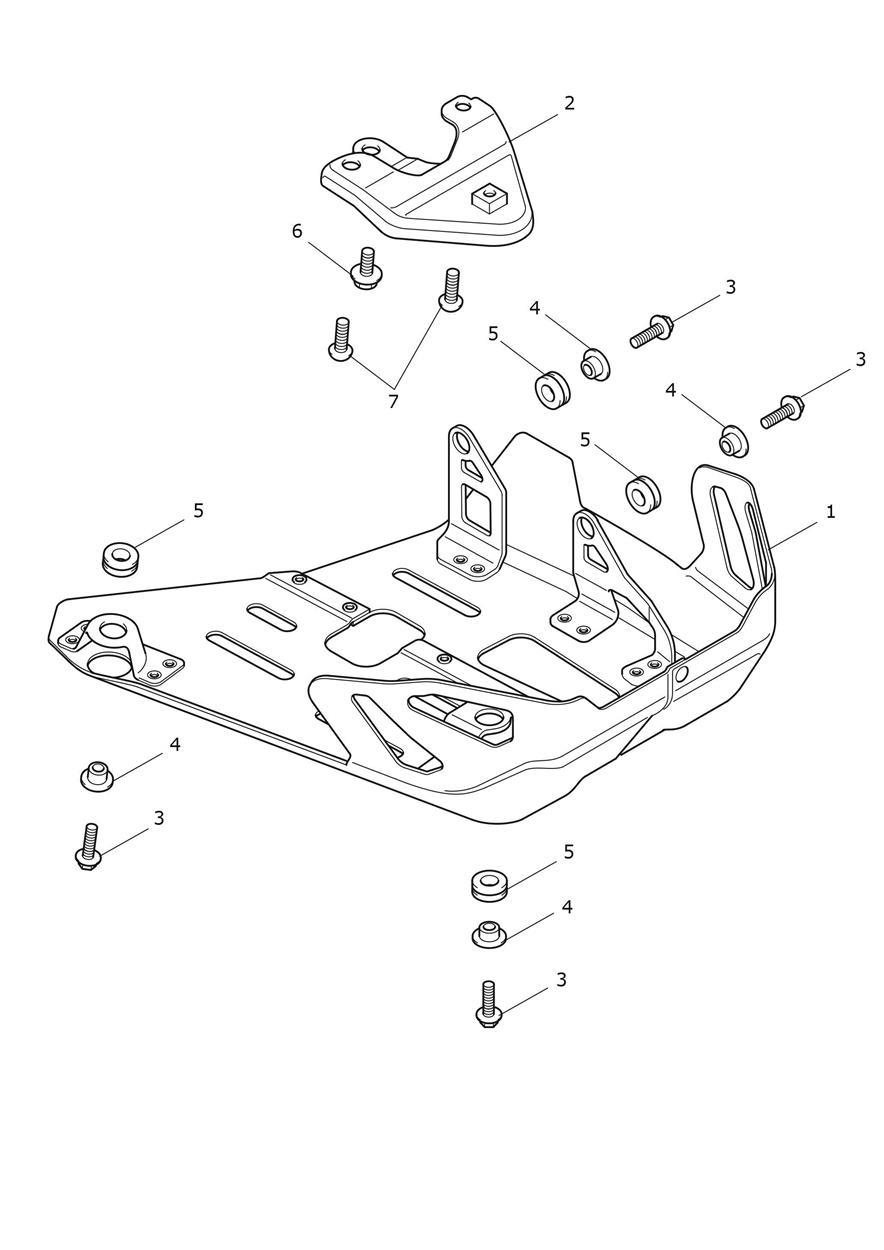 Sumpguard exploded diagram