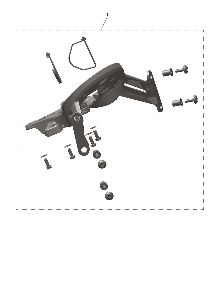 Flyscreen Fitting Kit exploded diagram
