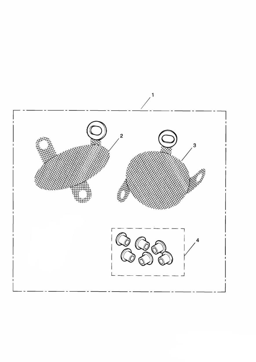 Air Scoop Grill Kit exploded diagram