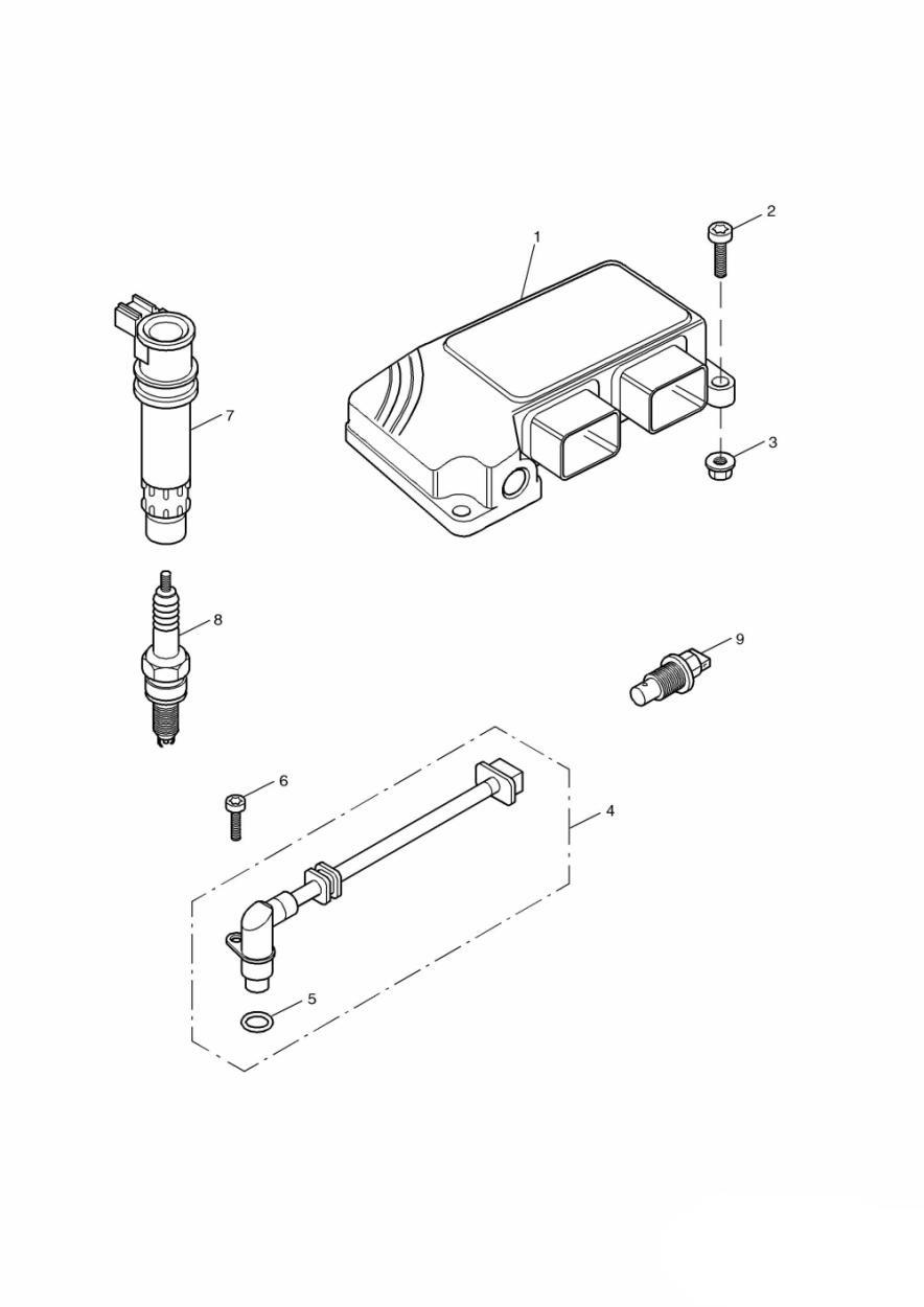 Engine Management System exploded diagram