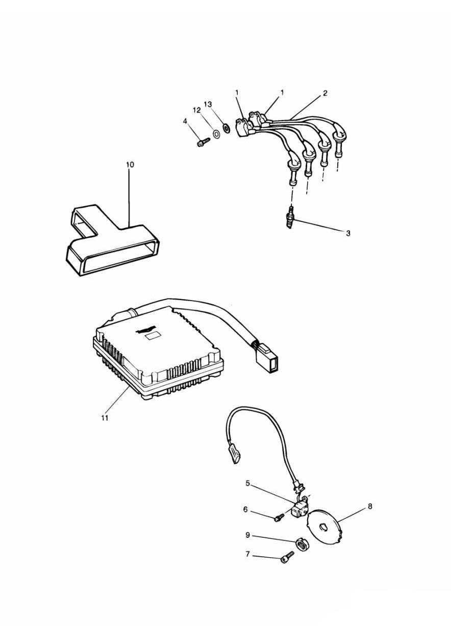 Ignition System exploded diagram