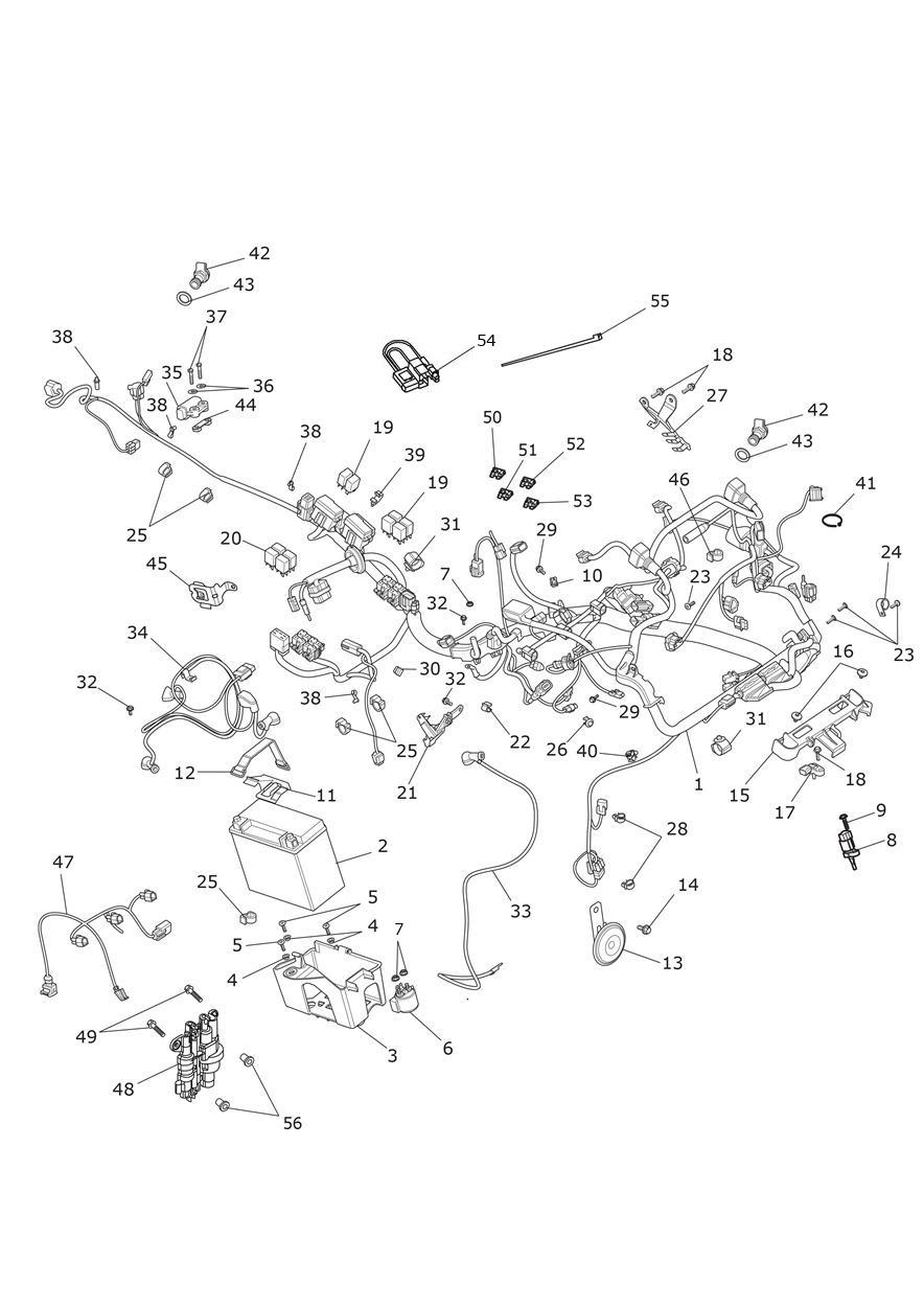 Electrical Equipment exploded diagram
