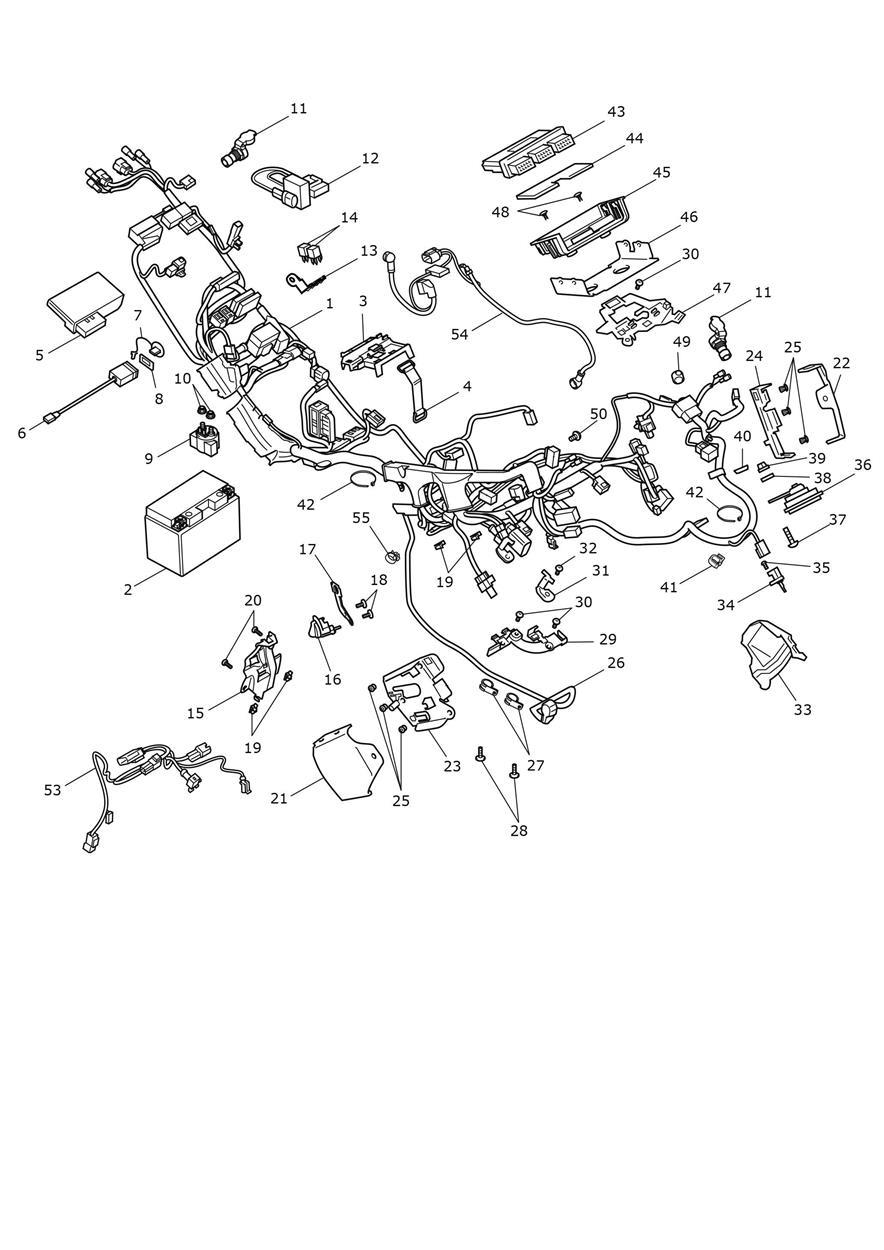 Electrical Section exploded diagram