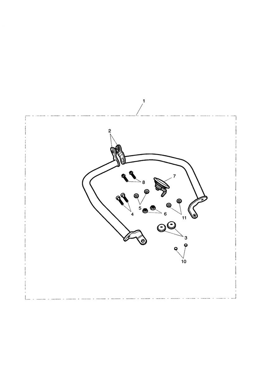 Engine Dresser Bar Kit exploded diagram