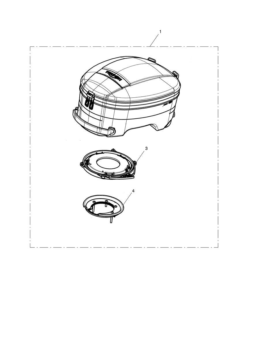 Tank Bag Kit, Q/R, 9-12L exploded diagram