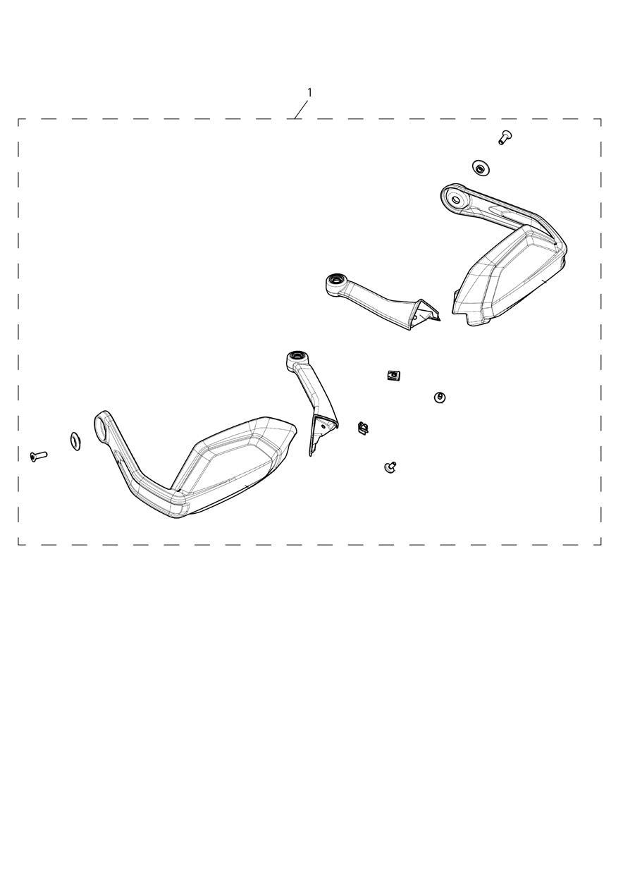 Knuckle Guard Kit exploded diagram