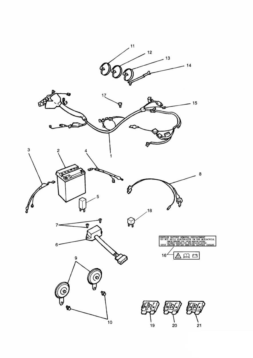 Electrical Equipment exploded diagram