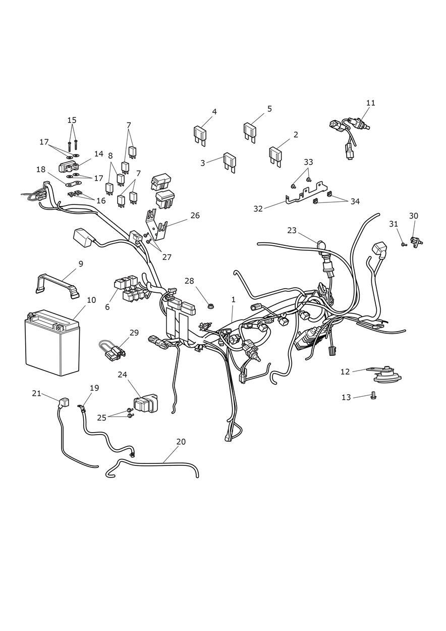 Electrical Equipment exploded diagram