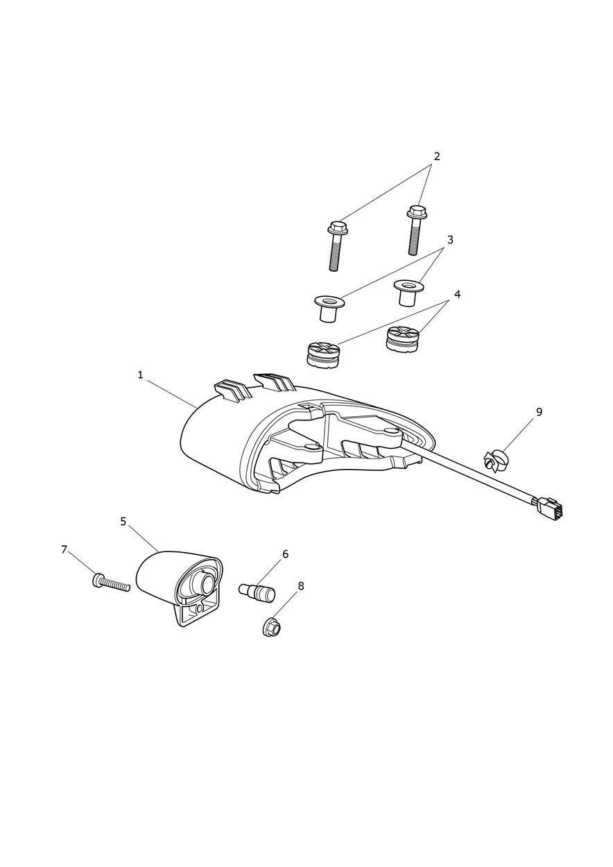 Rear Light exploded diagram